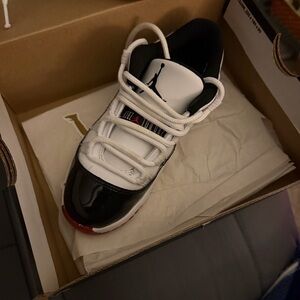 Jordan Kids Sneakers Black White Red